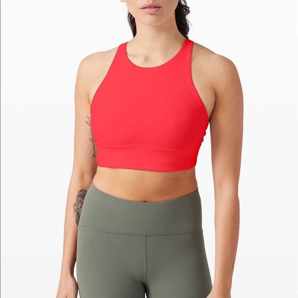 Lululemon Energy Bra High Neck Rib B–D Cup